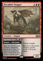 Decadent Dragon // Expensive Taste (PPWOE-223P) - rare - Foil
