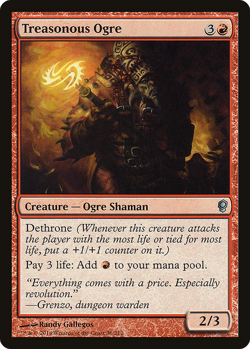 Treasonous Ogre (CNS-036) - uncommon - Foil