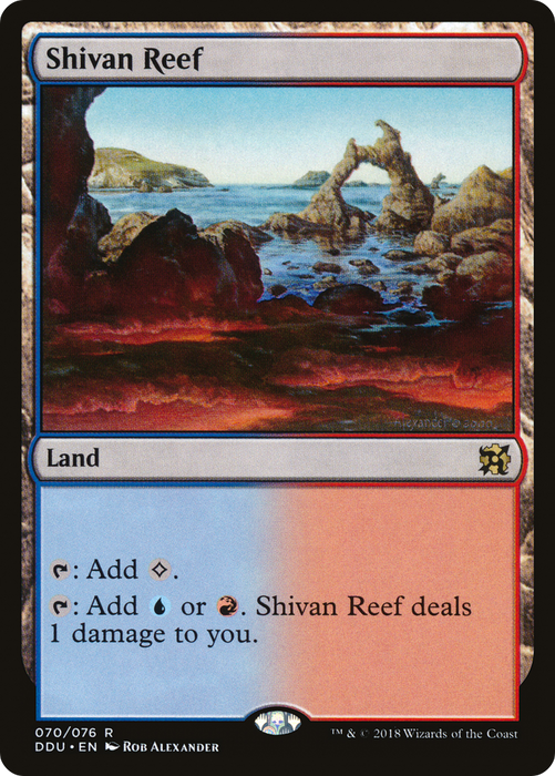 Shivan Reef (DDU-070) - rare