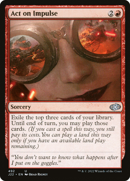 Act on Impulse (J22-492) - uncommon