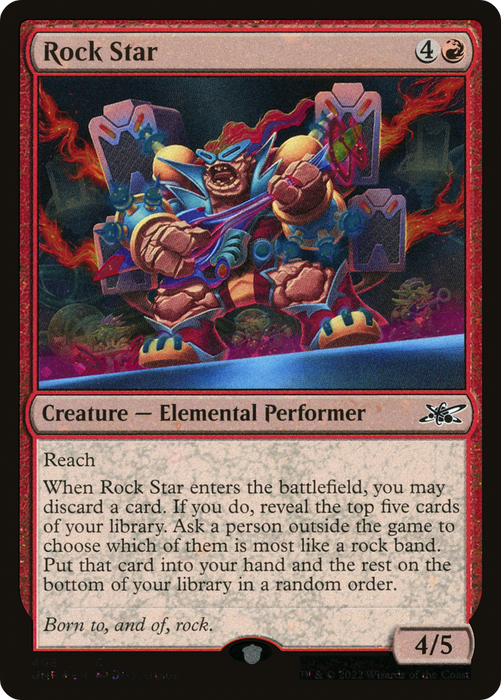 Rock Star (UNF-408) - common - Foil