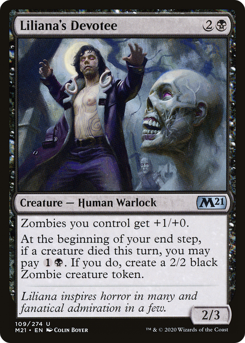Liliana's Devotee (M21-109) - uncommon