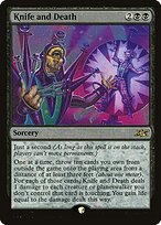 Knife and Death (UNF-363) - rare - Foil
