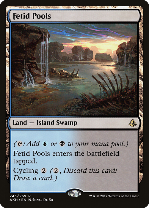 Fetid Pools (AKH-243) - rare - Foil