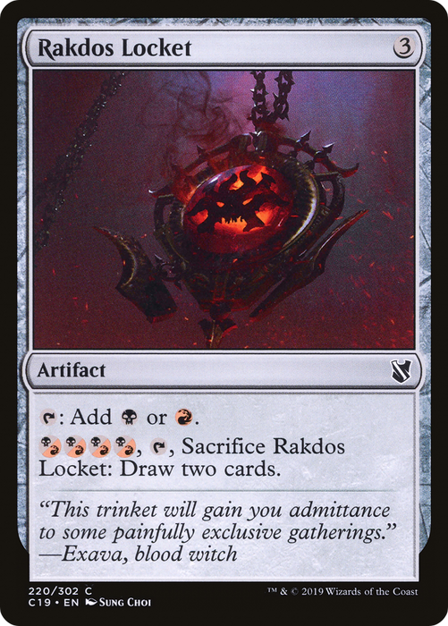 Rakdos Locket (C19-220) - common