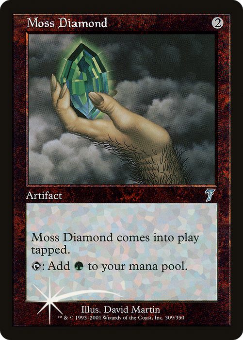 Moss Diamond (7ED-309★) - uncommon - Foil