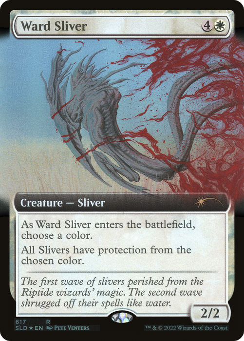 Ward Sliver (SLD-617) - rare: (Extended Art) - Foil
