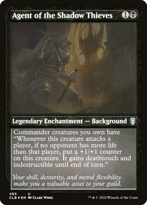 Agent of the Shadow Thieves (CLB-493) - uncommon - Etched Foil