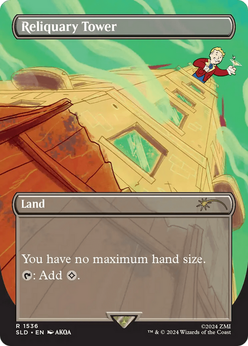 Reliquary Tower (SLD-1536) - rare (Borderless)