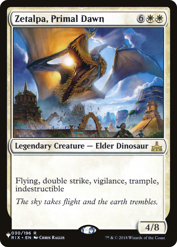 Zetalpa, Primal Dawn (LIST-RIX-30) - rare