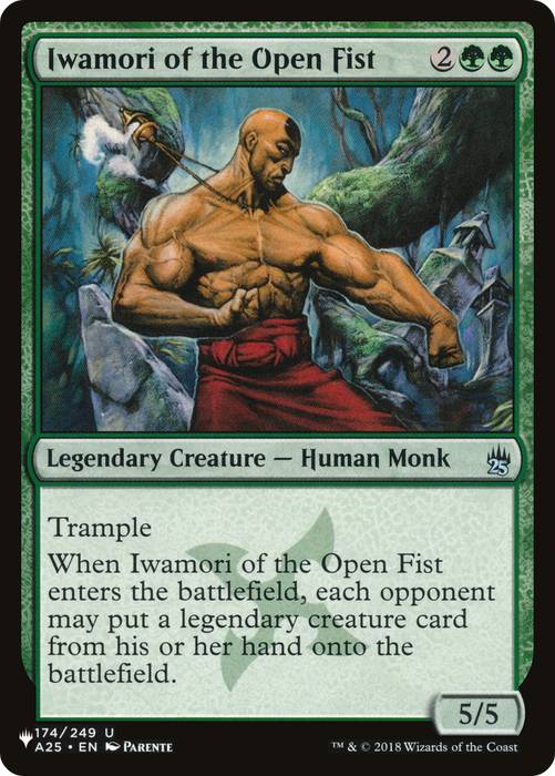 Iwamori of the Open Fist (LIST-A25-174) - uncommon