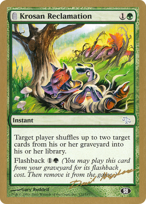 Krosan Reclamation (WCD-DH122SB) - uncommon: (tombstone)