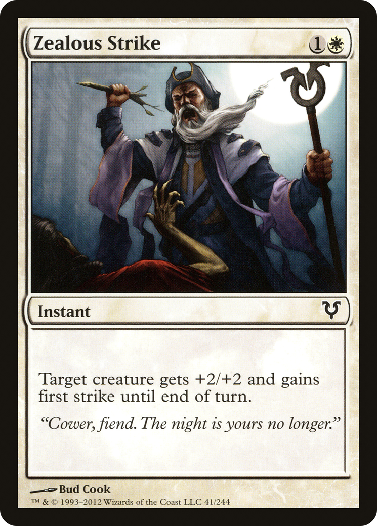 Zealous Strike (AVR-041) - common - Foil