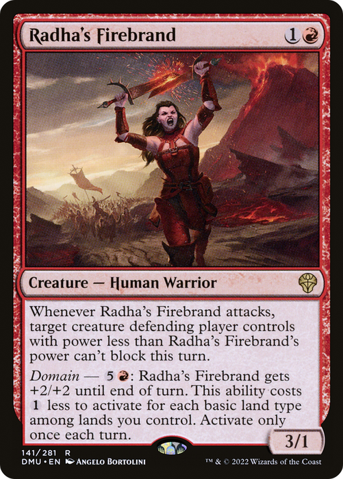 Radha's Firebrand (DMU-141) - rare - Foil