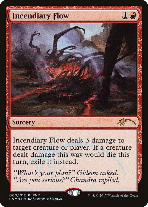 Incendiary Flow (FNM-003) - rare - Foil