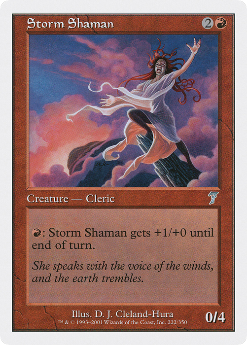 Storm Shaman (7ED-222) - uncommon