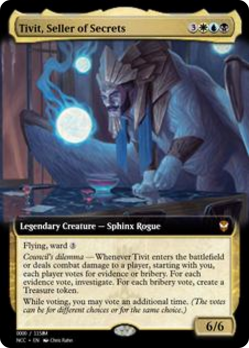 Tivit, Seller of Secrets (PRM-99801) - mythic - Foil