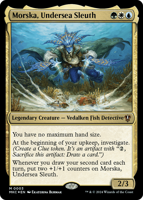 Morska, Undersea Sleuth (MKC-003) - mythic - Foil