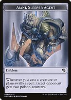 Ajani, Sleeper Agent Emblem (TDMU-025) - common - Foil