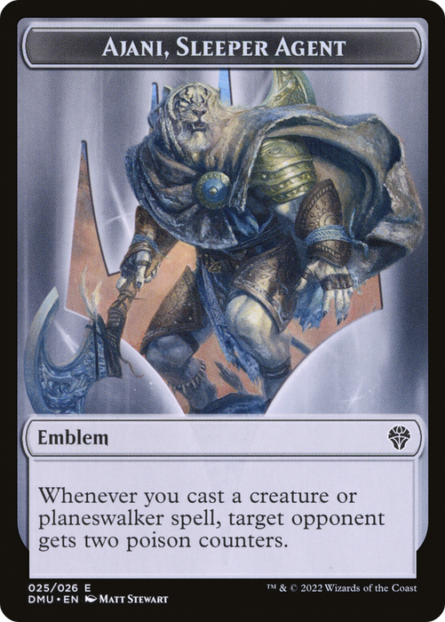 Ajani, Sleeper Agent Emblem (TDMU-025) - common