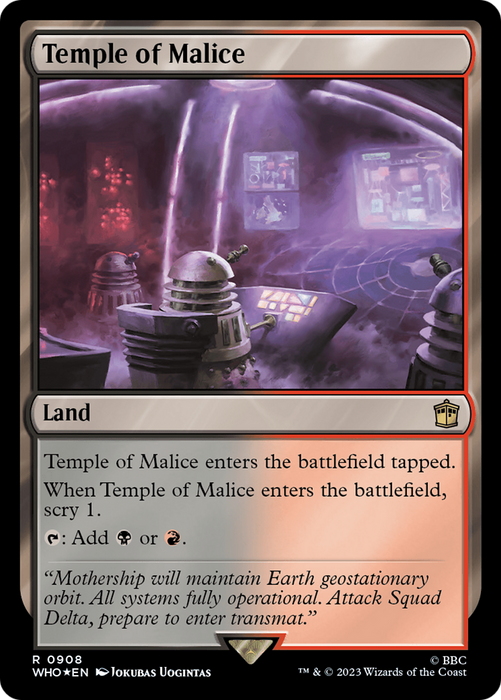 Temple of Malice (WHO-908) - rare - Foil