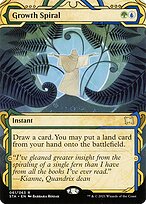 Growth Spiral (STA-061) - rare: (Showcase) (Borderless) - Foil