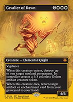 Cavalier of Dawn (SPG-094) - mythic (Borderless) - Foil
