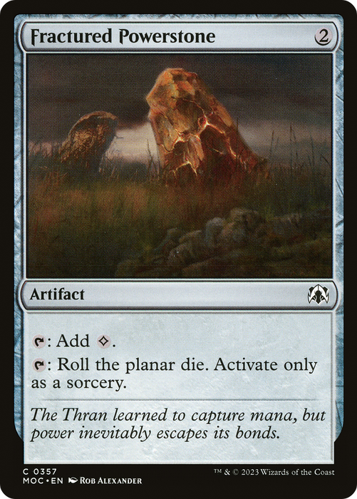 Fractured Powerstone (MOC-357) - common