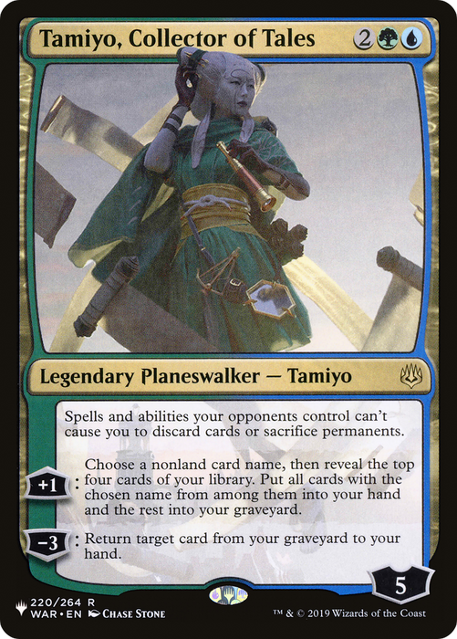 Tamiyo, Collector of Tales (LIST-WAR-220) - rare