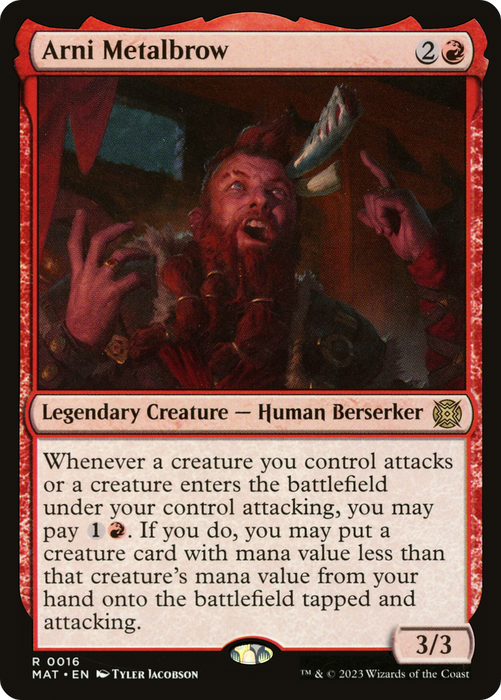 Arni Metalbrow (MAT-016) - rare - Foil