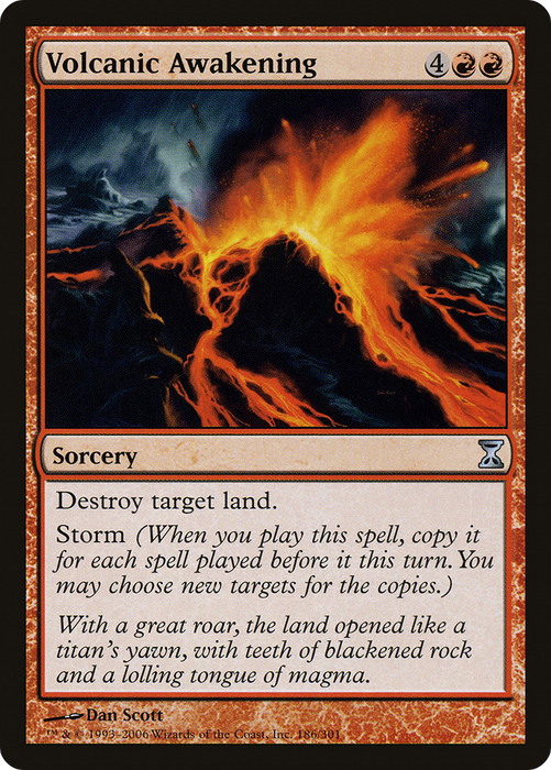 Volcanic Awakening (TSP-186) - uncommon - Foil