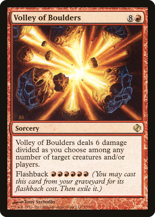 Volley of Boulders (DDI-073) - rare