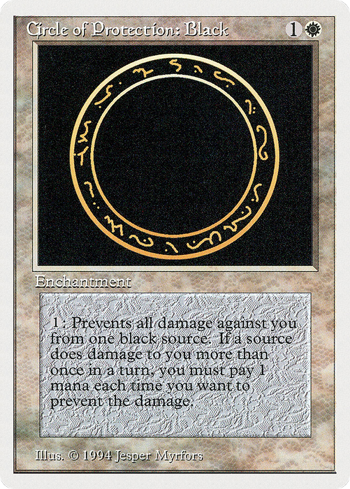 Circle of Protection: Black (SUM-009) - common