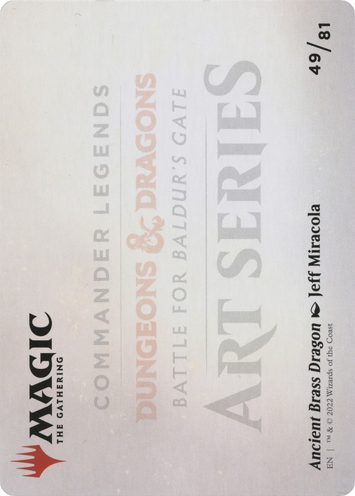 Ancient Brass Dragon // Ancient Brass Dragon (ACLB-049) - common (Borderless)