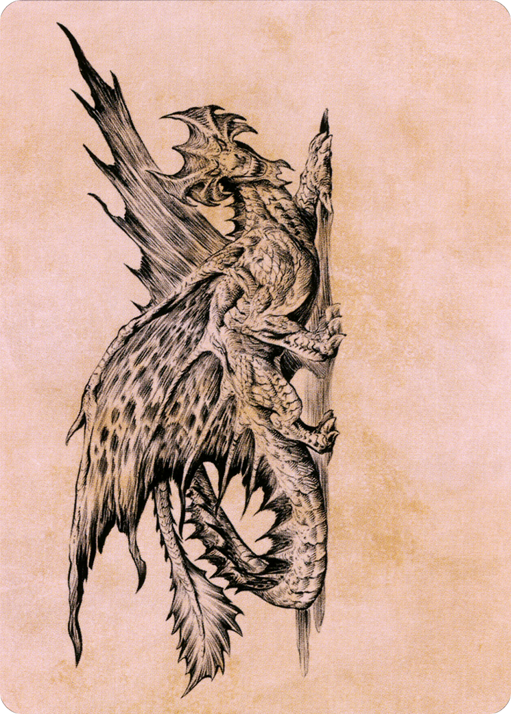 Ancient Brass Dragon // Ancient Brass Dragon (ACLB-049) - common (Borderless) - Foil