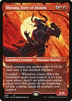 Moraug, Fury of Akoum (ZNR-300) - mythic: (Showcase)