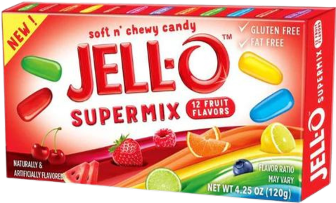 Jell-O Soft n'Chewy Supermix 120g