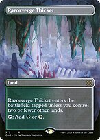 Razorverge Thicket (ONE-373) - rare (Borderless)