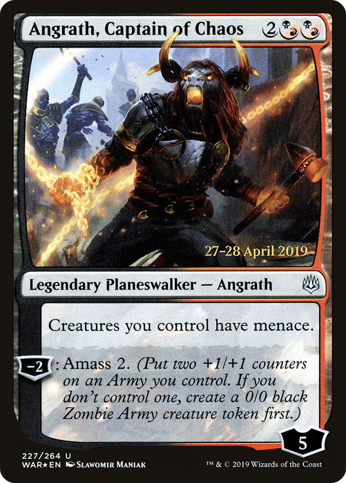 Angrath, Captain of Chaos (PRE-227S) - uncommon - Foil