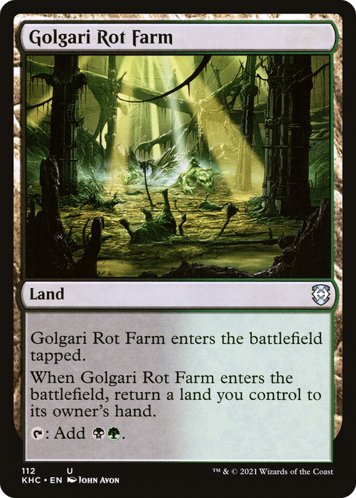 Golgari Rot Farm (KHC-112) - uncommon