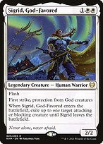 Sigrid, God-Favored (KHM-029) - rare - Foil