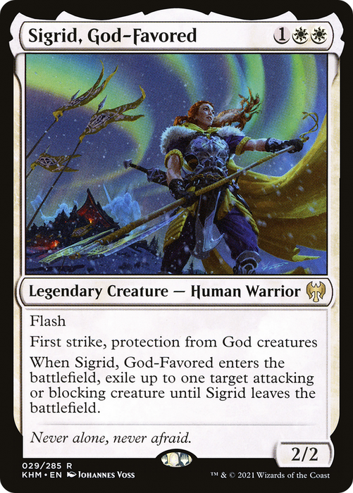Sigrid, God-Favored (KHM-029) - rare - Foil