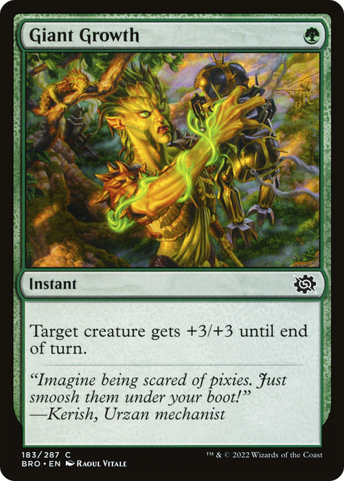 Giant Growth (BRO-183) - common - Foil