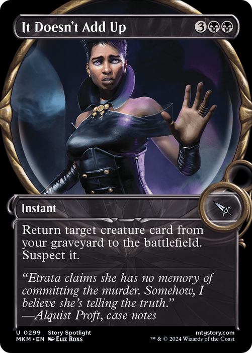 It Doesn't Add Up (MKM-299) - uncommon: (Showcase) - Foil