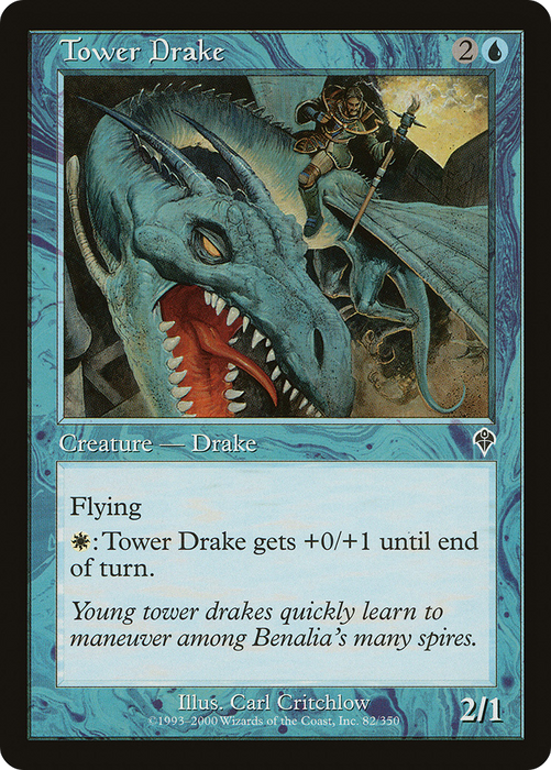 Tower Drake (INV-082) - common - Foil