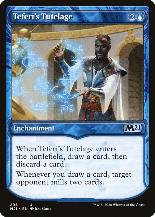 Teferi's Tutelage (M21-296) - uncommon: (Showcase) - Foil