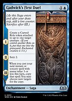 Gadwick's First Duel (WOE-051) - uncommon - Foil