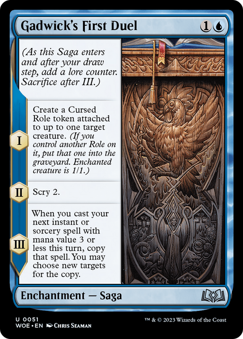 Gadwick's First Duel (WOE-051) - uncommon
