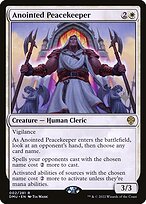 Anointed Peacekeeper (PPDMU-02P) - rare - Foil