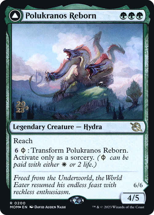 Polukranos Reborn // Polukranos, Engine of Ruin (PRE-200S) - rare - Foil